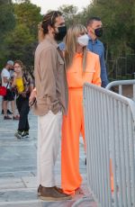 HEIDI KLUM and Tom Kaulitz Out in Athens 11/05/2021