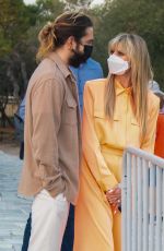 HEIDI KLUM and Tom Kaulitz Out in Athens 11/05/2021