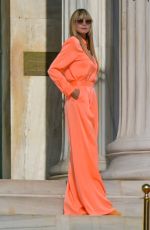 HEIDI KLUM and Tom Kaulitz Out in Athens 11/05/2021