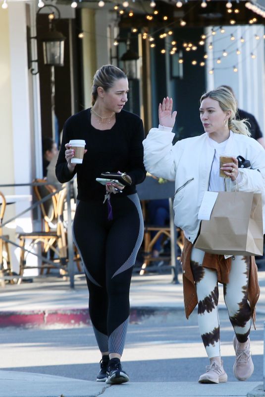 HILARY DUFF Out for Coffee at Sweet Butter after a Workout Session in Los Angeles 11/23/2021