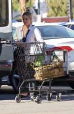 HILARY DUFF Out for Grocery Shopping in Studio City 11/28/2021