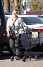 HILARY DUFF Out Shopping at Ralphs in Studio City 11/28/2021