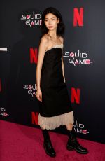 HOYEON JUNG at Squid Game Premiere at NeueHouse in Hollywood 11/08/2021