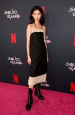 HOYEON JUNG at Squid Game Premiere at NeueHouse in Hollywood 11/08/2021