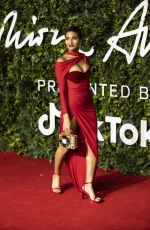 INDYA MOORE at 2021 British Fashion Awards in London 11/29/2021