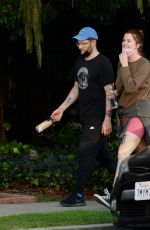 IRELAND BALDWIN and RAC Out in Los Angeles 11/15/2021