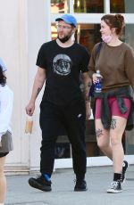 IRELAND BALDWIN and RAC Out in Los Angeles 11/15/2021
