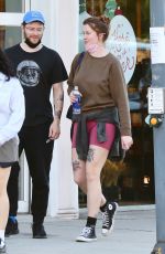 IRELAND BALDWIN and RAC Out in Los Angeles 11/15/2021