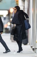 IRINA SHAYK Heading for Thanksgiving Dinner in New York 11/25/2021