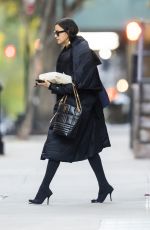 IRINA SHAYK Heading for Thanksgiving Dinner in New York 11/25/2021