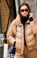 IRINA SHAYK Out and About in New York 11/26/2021