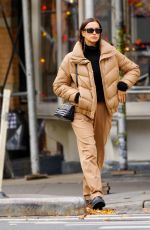 IRINA SHAYK Out and About in New York 11/26/2021