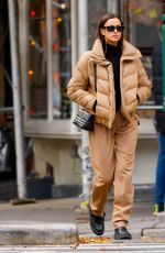 IRINA SHAYK Out and About in New York 11/26/2021