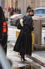 IRINA SHAYK Out on Halloween in New York 10/31/2021