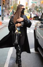 IRINA SHAYK Out on Halloween in New York 10/31/2021