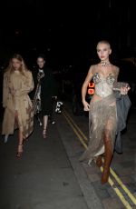IRIS LAW and LILA GRACE MOSS Arrives at Fashion Awards Afterparty at Chiltern Firehouse in London 11/29/2021