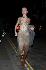 IRIS LAW and LILA GRACE MOSS Arrives at Fashion Awards Afterparty at Chiltern Firehouse in London 11/29/2021