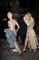 IRIS LAW and LILA GRACE MOSS Arrives at Fashion Awards Afterparty at Chiltern Firehouse in London 11/29/2021