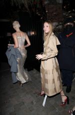 IRIS LAW and LILA GRACE MOSS Arrives at Fashion Awards Afterparty at Chiltern Firehouse in London 11/29/2021