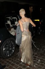 IRIS LAW and LILA GRACE MOSS Arrives at Fashion Awards Afterparty at Chiltern Firehouse in London 11/29/2021