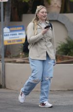 ISKRA LAWRENCE Leaves a Meeting in West Hollywood 11/19/2021