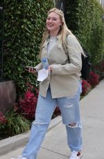 ISKRA LAWRENCE Leaves a Meeting in West Hollywood 11/19/2021