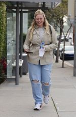 ISKRA LAWRENCE Leaves a Meeting in West Hollywood 11/19/2021