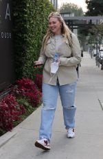 ISKRA LAWRENCE Leaves a Meeting in West Hollywood 11/19/2021