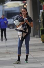 JAMIE CHUNG Leaves a Workout Session in Los Angeles 11/09/2021