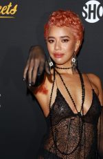 JASMIN SAVOY BROWN at Yellowjackets Premiere in Hollywood 11/10/2021