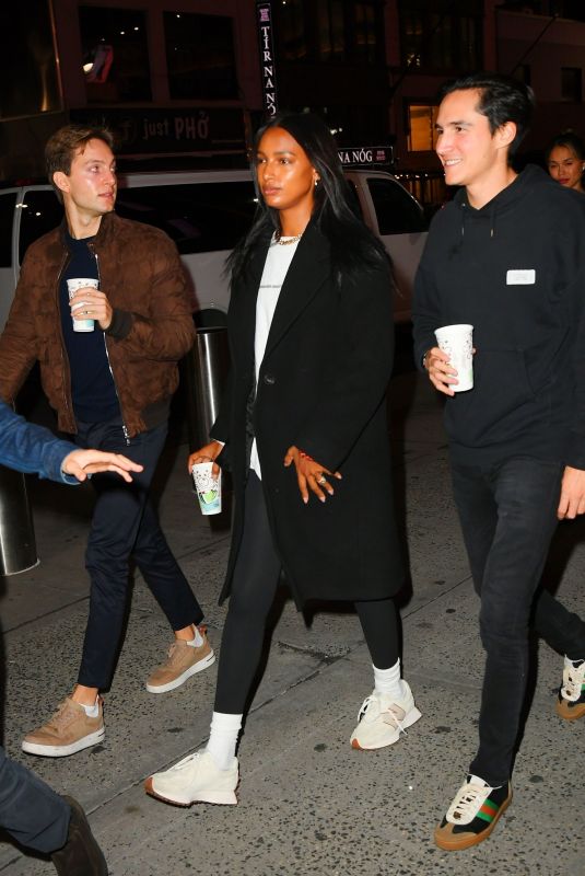 JASMINE TOOKES Arrives at Harry Styles
