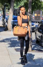 JASMINE TOOKES Leaves a Gym in West Hollywood 11/02/2021