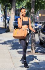 JASMINE TOOKES Leaves a Gym in West Hollywood 11/02/2021