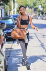 JASMINE TOOKES Leaves a Gym in West Hollywood 11/02/2021