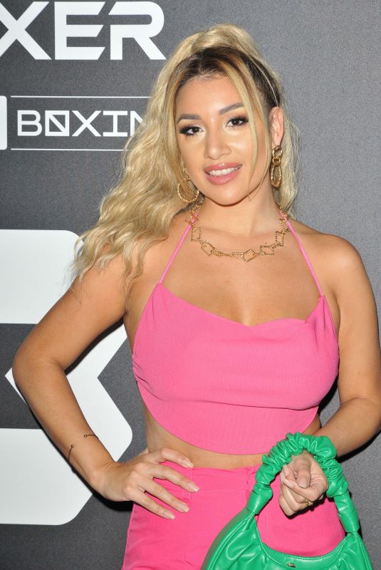 JEMELIN ARTIGAS at The Boxxer Boxing Tournament at Wembley Arena in London 11/20/2021