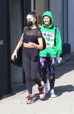 JENNA JOHNSON and JOJO SIWA Leaves Dance Practice in Los Angeles 11/05/2021