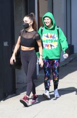 JENNA JOHNSON and JOJO SIWA Leaves Dance Practice in Los Angeles 11/05/2021