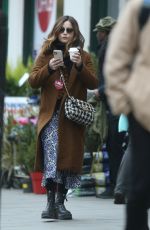 JENNA LOUISE COLEMAN Out for Coffee in London 11/16/2021