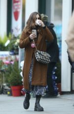 JENNA LOUISE COLEMAN Out for Coffee in London 11/16/2021