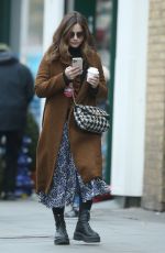 JENNA LOUISE COLEMAN Out for Coffee in London 11/16/2021