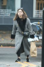 JENNA LOUISE COLEMAN Out Shopping for Groceries in London 11/20/2021