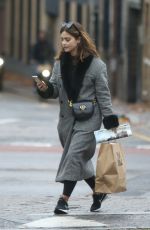 JENNA LOUISE COLEMAN Out Shopping for Groceries in London 11/20/2021