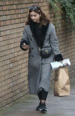 JENNA LOUISE COLEMAN Out Shopping for Groceries in London 11/20/2021