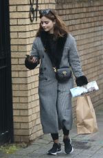 JENNA LOUISE COLEMAN Out Shopping for Groceries in London 11/20/2021