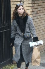 JENNA LOUISE COLEMAN Out Shopping for Groceries in London 11/20/2021
