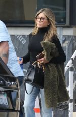 JENNIFER ANISTON Heading to a Photoshoot in Beverley Hills 11/16/2021