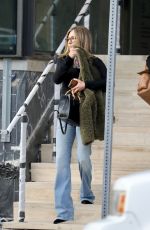 JENNIFER ANISTON Heading to a Photoshoot in Beverley Hills 11/16/2021