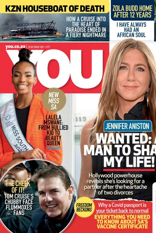 JENNIFER ANISTON in You Magazine, South Africa, October 2021