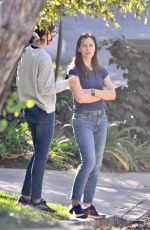 JENNIFER GARNER in Denim Out and About in Brentwood 11/28/2021