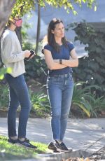 JENNIFER GARNER in Denim Out and About in Brentwood 11/28/2021